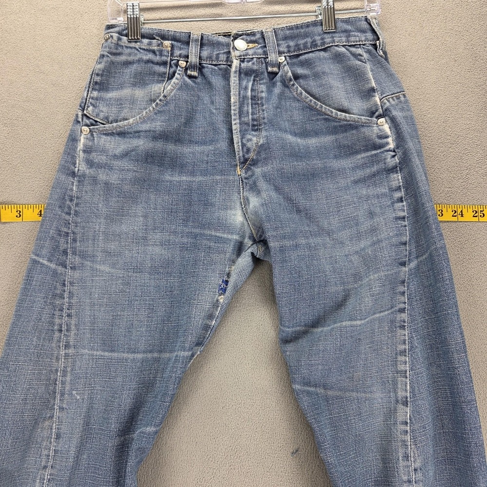 Vintage Levis Engineered Jeans Womens 28x32 Blue Twisted Button Fly - Picture 12 of 16